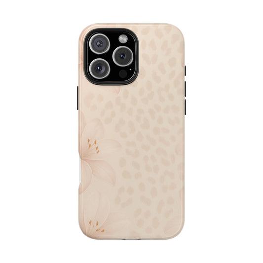 Creme Leopard Print